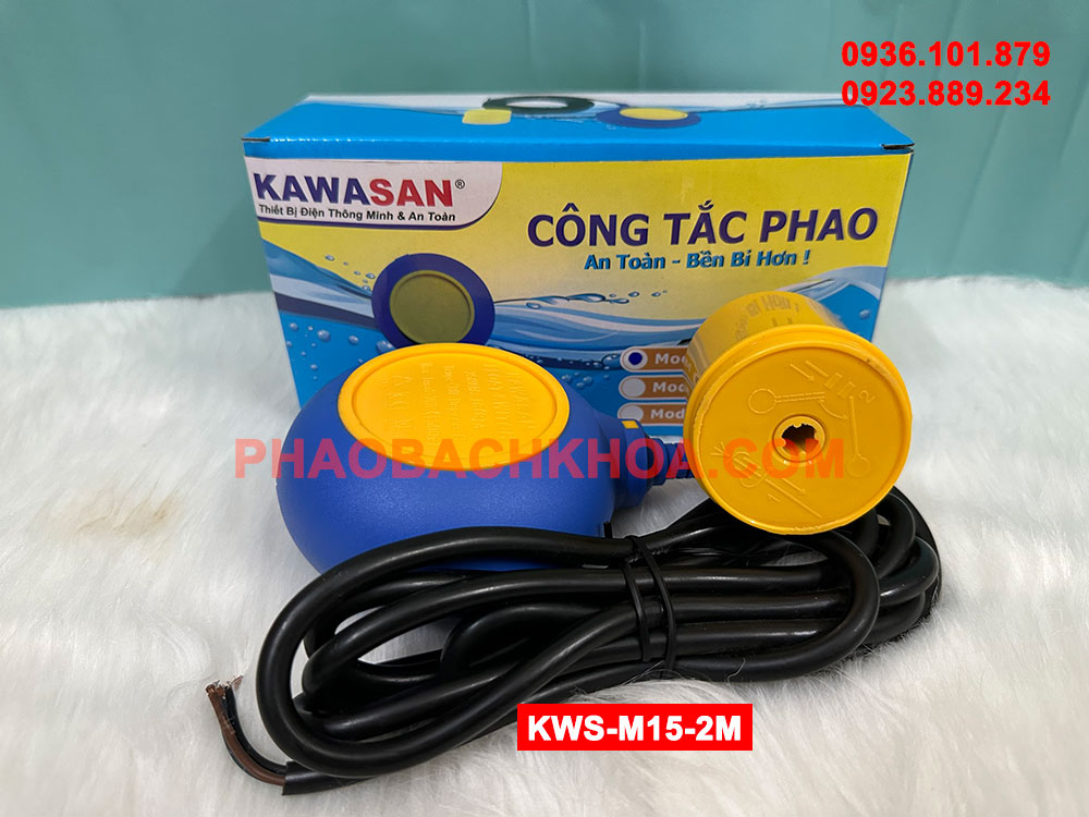 Phao điện máy bơm nước tự động - Phao điện máy bơm chìm 5 Phao điện máy bơm chìm Kawasan M15 dây dài 2m dến 10m